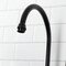 Kingston Brass Bridge Kitchen Faucet with Brass Sprayer, Matte Black KS7790BALBS - alternate 6